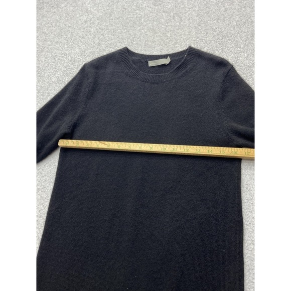 Vince Sweater Womens XS Black 100% Cashmere Crewneck Pullover Soft‎ Knit Classic - Picture 6 of 14